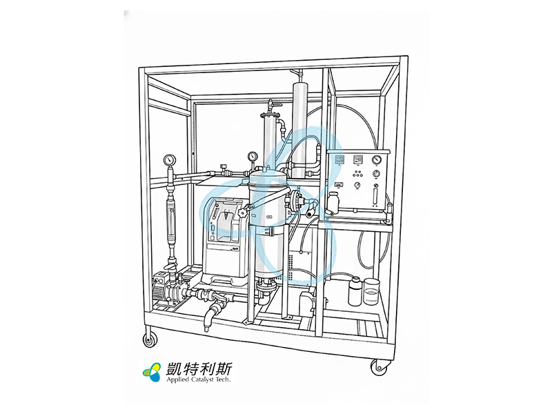 觸媒高級氧化廢水處理模組設備測試