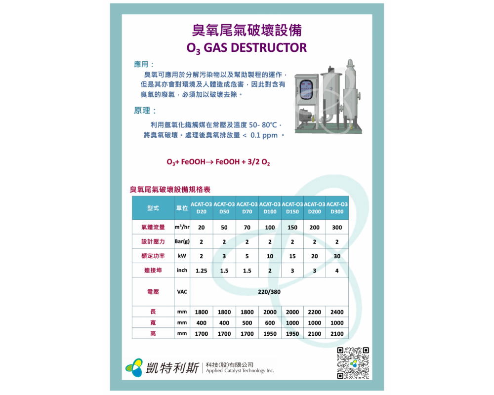 臭氧尾氣破壞設備